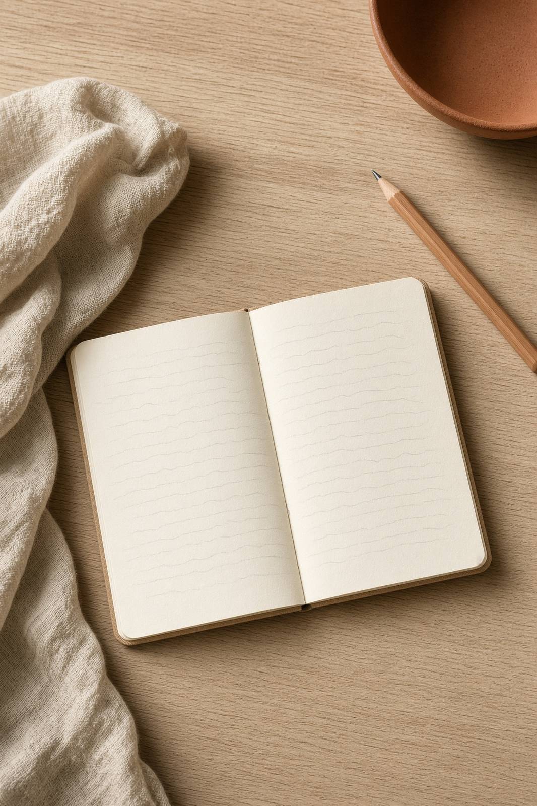 I går hjem med redskaber — blank notesbog